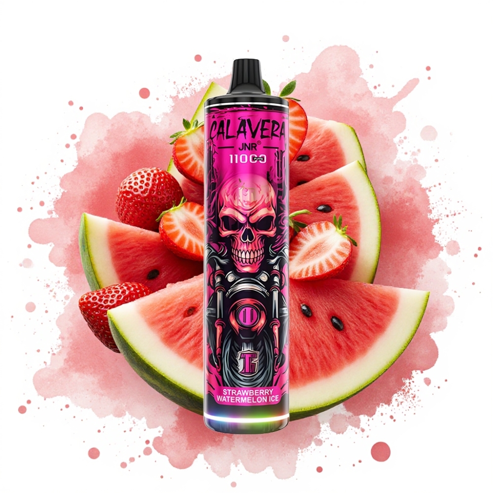 JNR Calavera 11000 Puffs 21ml Type-C 850mAh Strawberry Watermelon Ice