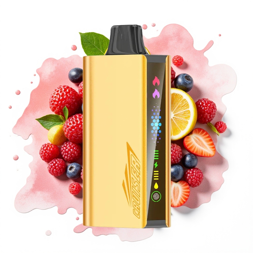 JNR Cruiser 12000 Puffs No-Charge 3500mAh Dual Mesh Mixed Berry