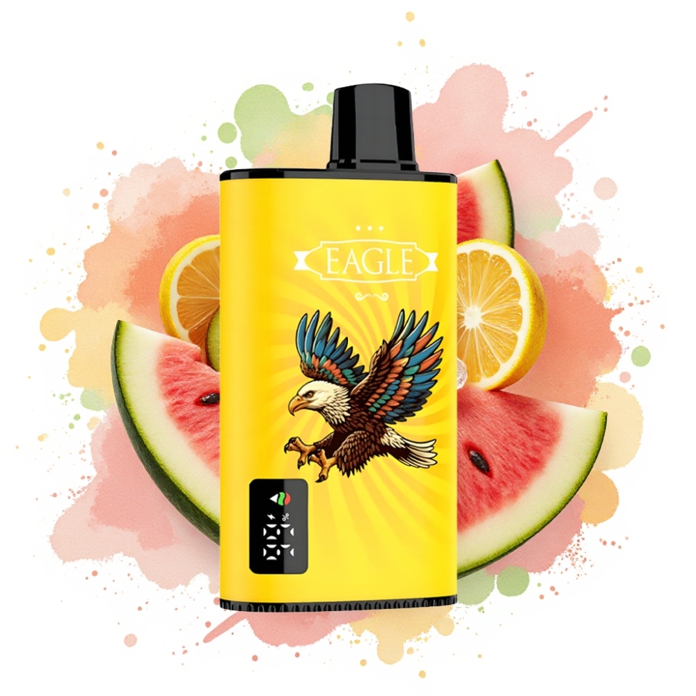 JNR EAGLE Smart 23000 Puffs Digital Screen Adjustable Airflow 25ml Kiwi Watermelon Ice