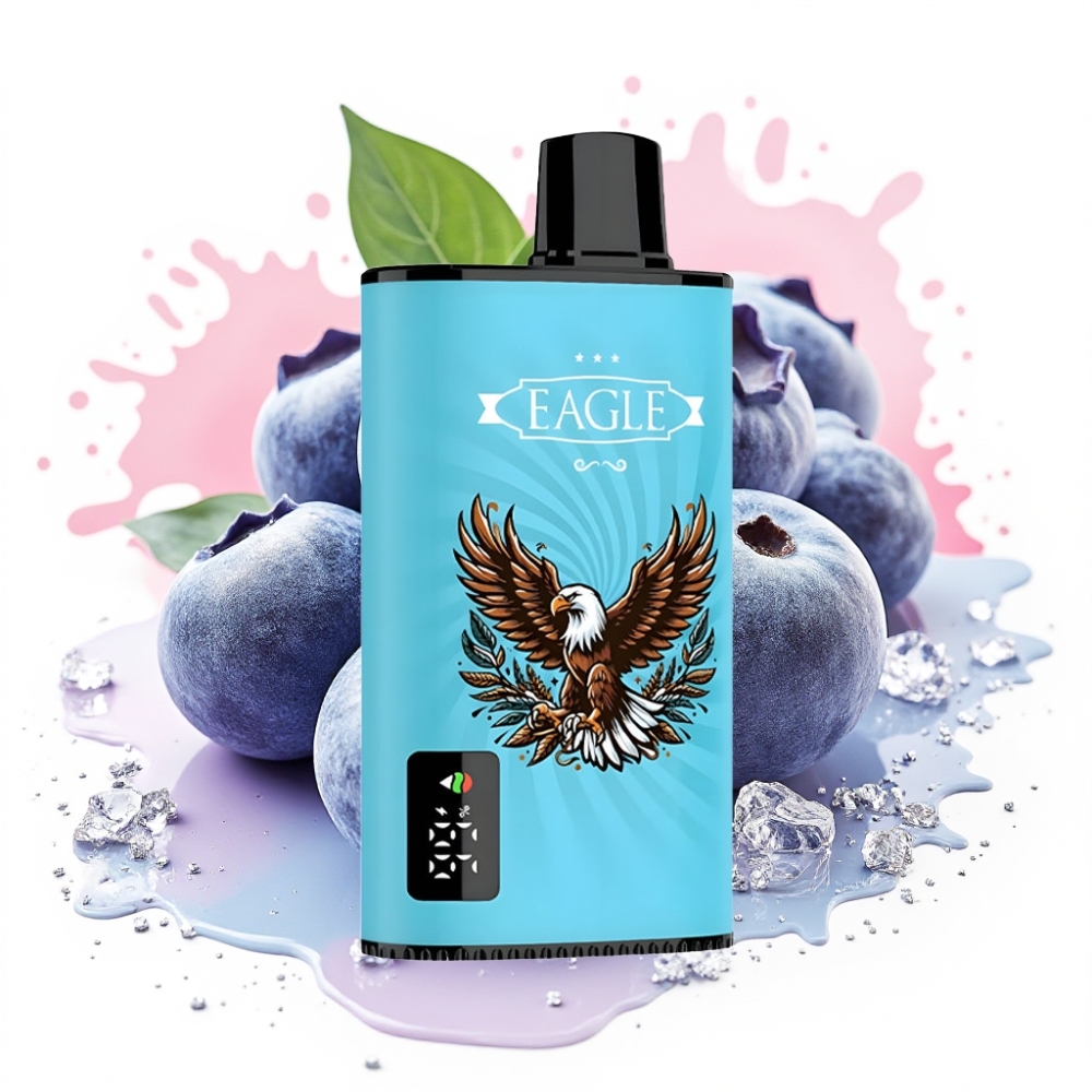 JNR EAGLE Smart 23000 Puffs Digital Screen Adjustable Airflow Blueberry Ice