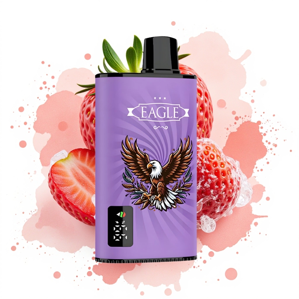 JNR EAGLE Smart 23000 Puffs Digital Screen Adjustable Airflow Strawberry Ice
