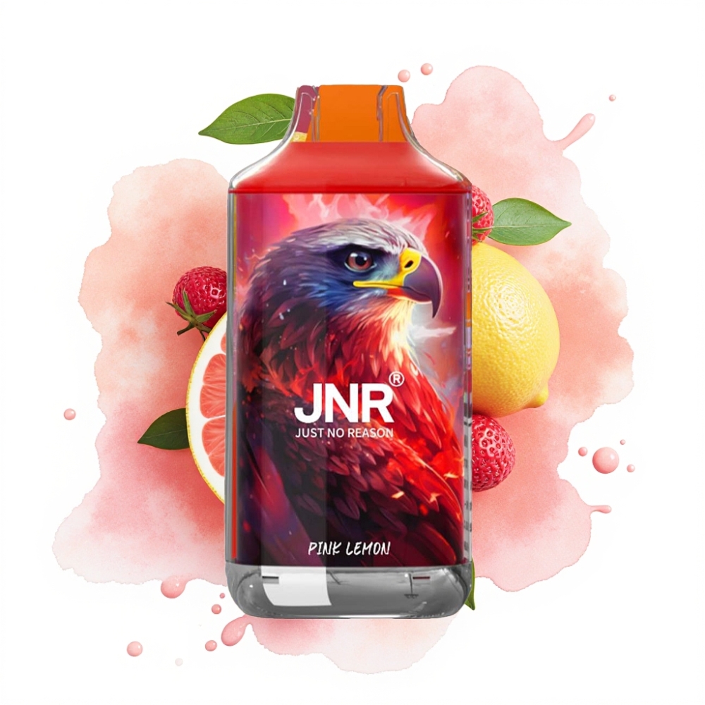JNR Falcon 16000 Puffs 850mAh 22ml Dual Mesh Coil Pink Lemon