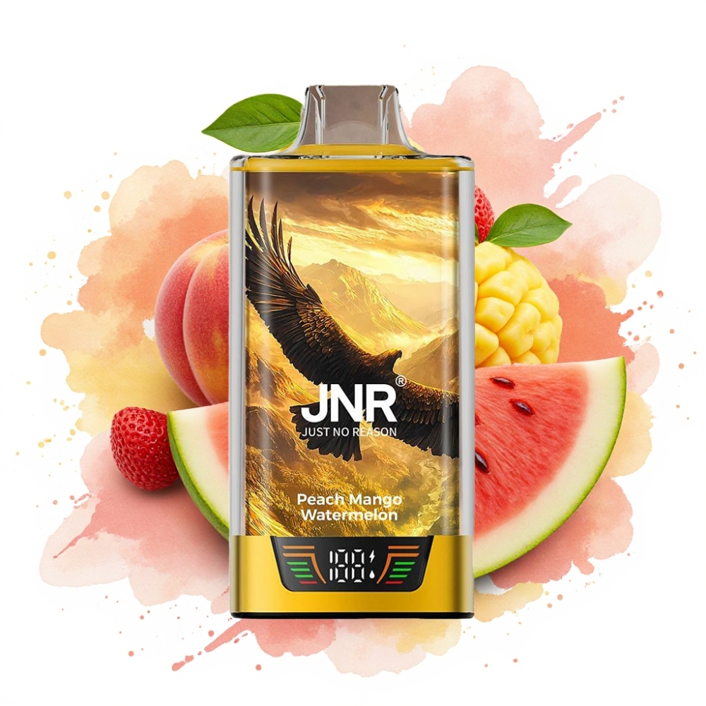 JNR Falcon Pro 28000 30ml 5% Peach Mango Watermelon Disposable Vape