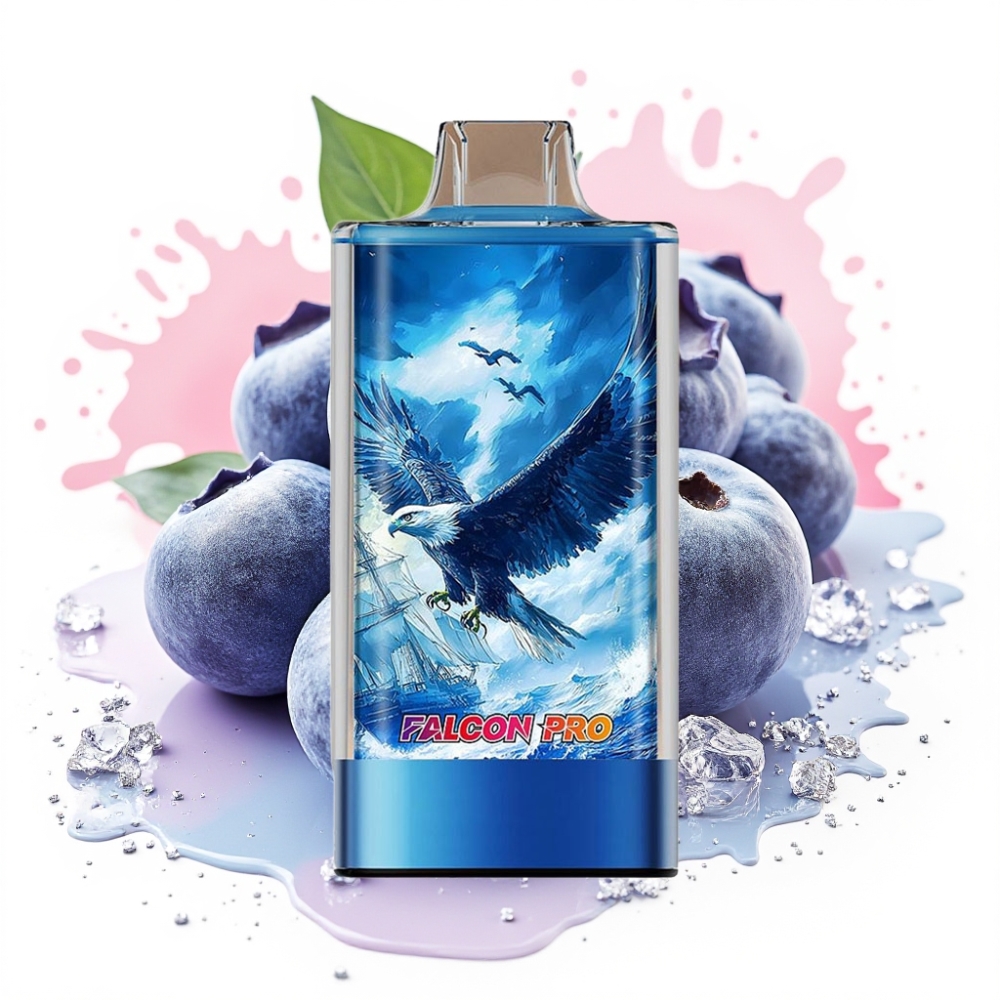 JNR Falcon Pro 28000 30ml 5% Smart Display Dual Mesh Blueberry Ice