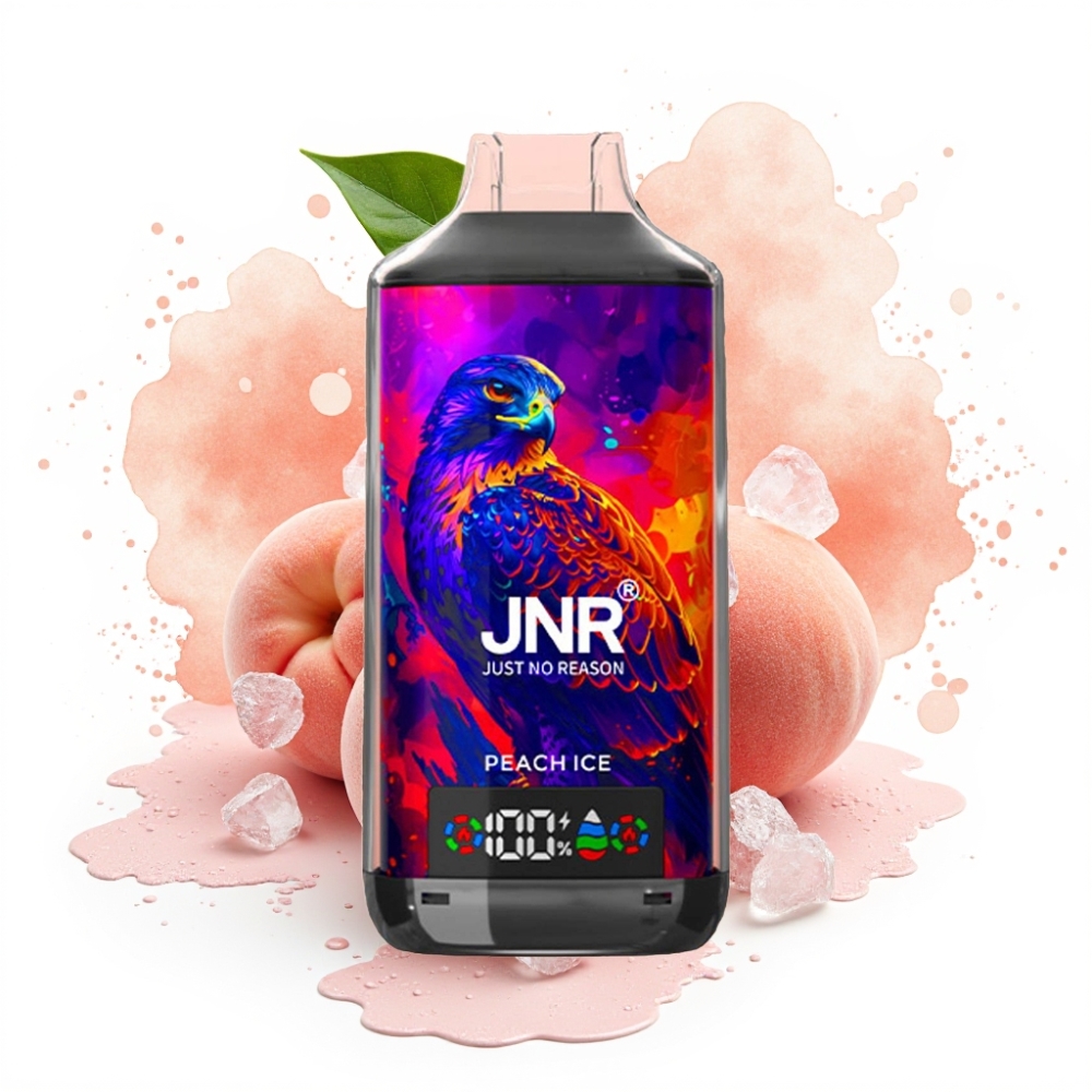 JNR Falcon X 18000 Puffs 24ml Dual Mesh Digital Type-C Peach Ice