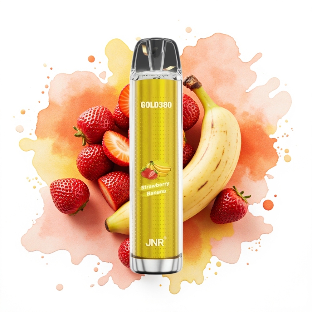 JNR Gold380 6000 Puffs 1500mAh 13ml Strawberry Banana