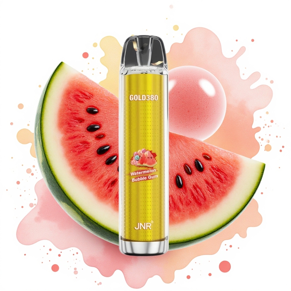 JNR Gold380 6000 Puffs 1500mAh 13ml Watermelon Bubble Gum
