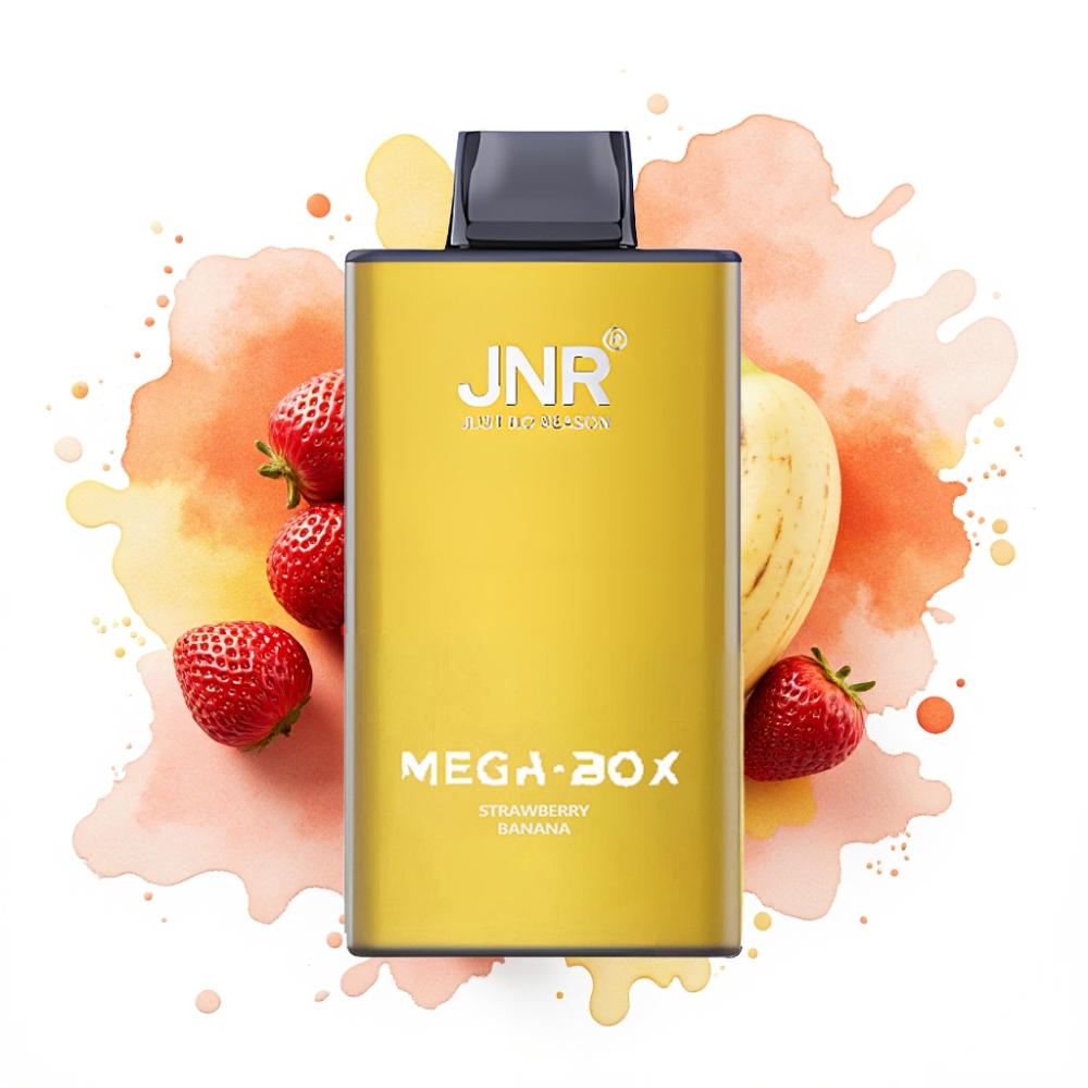 JNR Mega Box 25000 Puffs 30ml 850mAh Dual Mesh Strawberry Banana