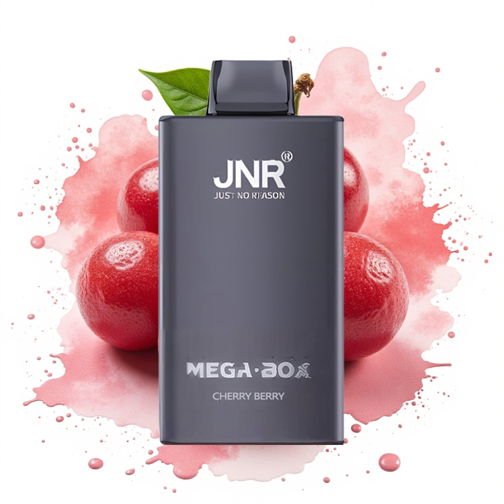 JNR Mega Box 25000 Puffs 30ml Dual Mesh Cherry Berry