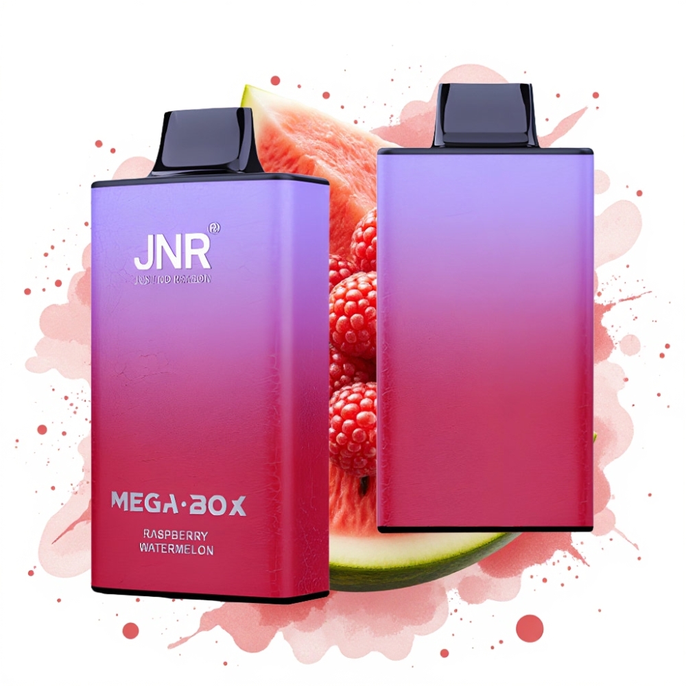 JNR Mega Box 25000 Puffs 30ml Dual Mesh Raspberry Watermelon Disposable Vape
