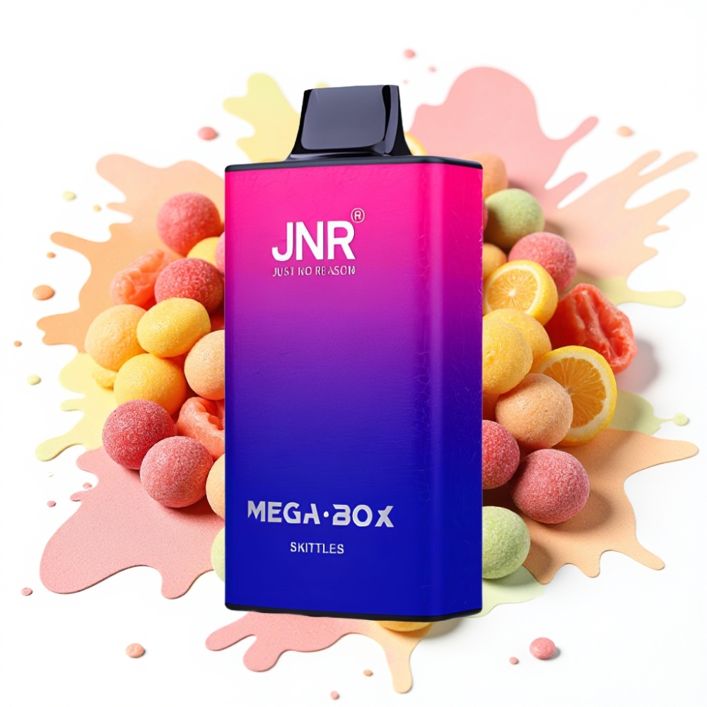 JNR Mega Box 25000 Puffs 30ml Dual Mesh Skittles