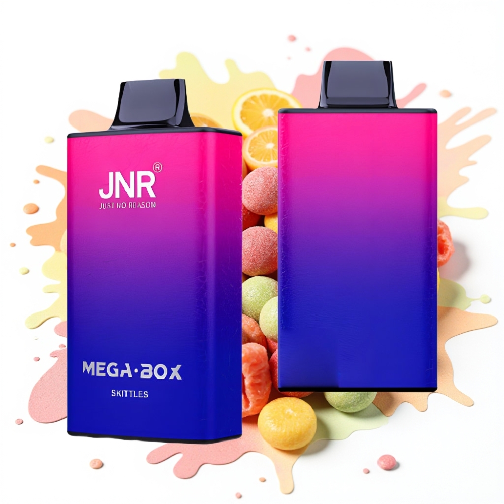 JNR Mega Box 25000 Puffs 30ml Dual Mesh Skittles