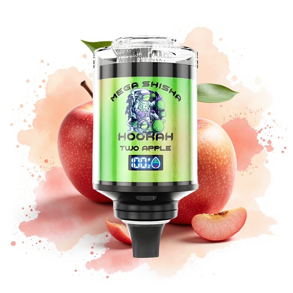 JNR Mega Shisha 100K Desktop Compatibility Two Apple 60mL 2200mAh Type-C Adjustable Airflow