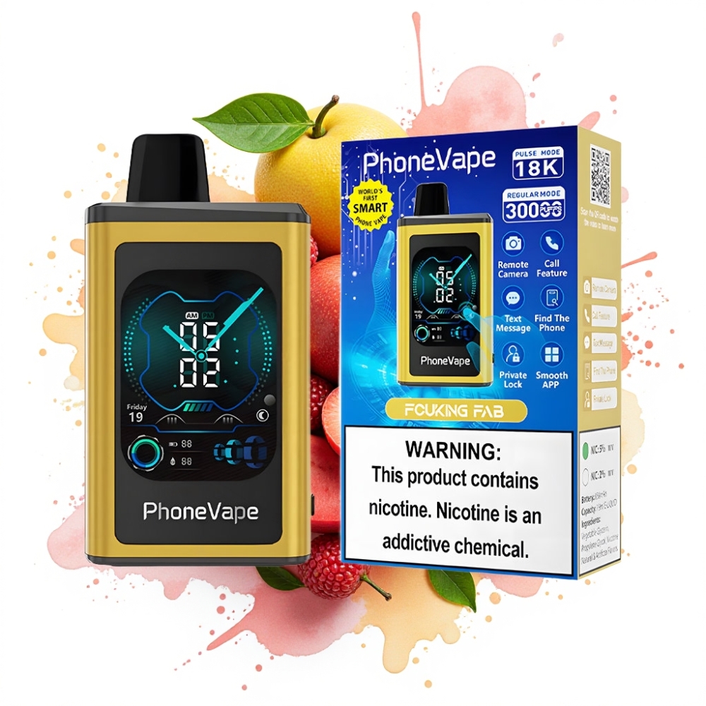 JNR PhoneVape 30000 Puffs Turbo App Controlled Fucking Fab