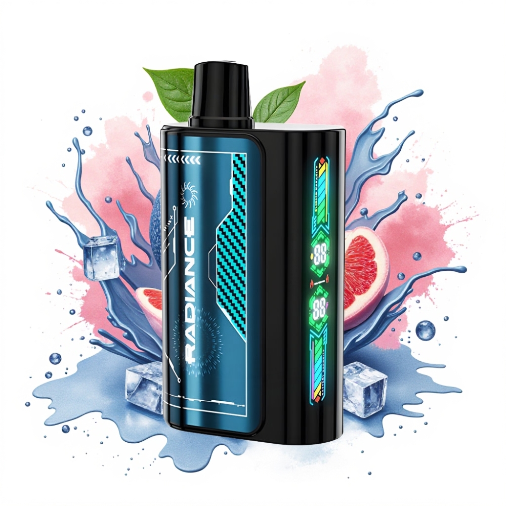 JNR Radiance 31000 Puffs 28ml Dual Mesh 950mAh BLUE RAZZ ICE