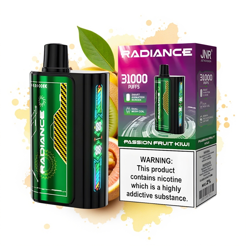 JNR Radiance 31000 Puffs 28ml Dual Mesh 950mAh Type-C Passion Fruit Kiwi