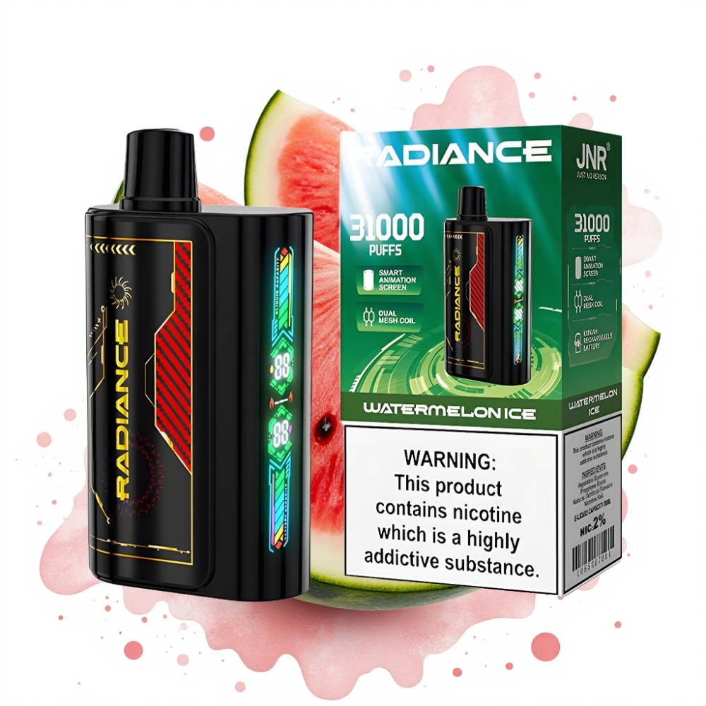 JNR Radiance 31000 Puffs 28ml Dual Mesh 950mAh WATERMELON ICE