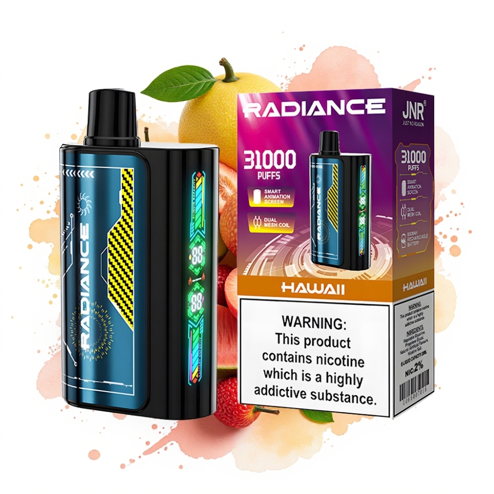 JNR Radiance 31000 Puffs 28ml Dual Mesh HAWAII