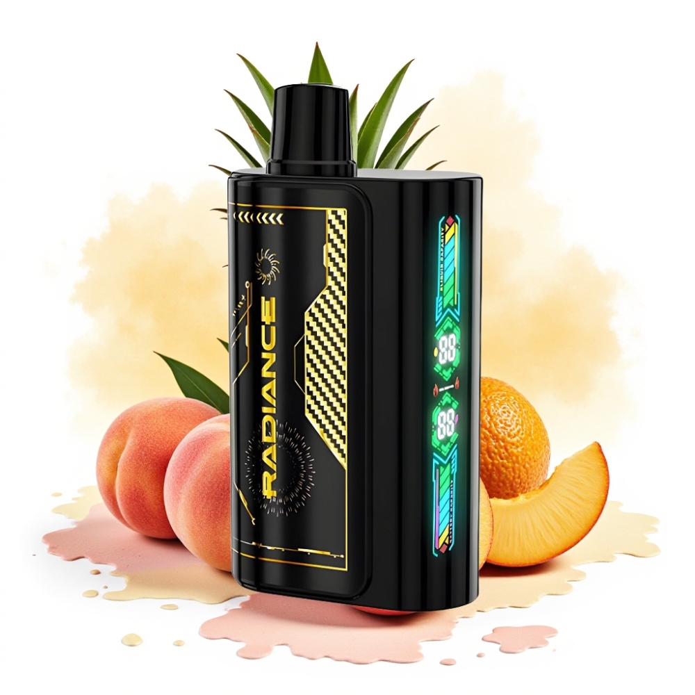 JNR Radiance 31000 Puffs 28ml Dual Mesh Peach Mango Pineapple Disposable Vape