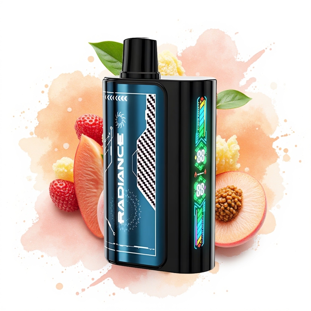 JNR Radiance 31000 Puffs 28ml Dual Mesh SUMMER PEACH ICE