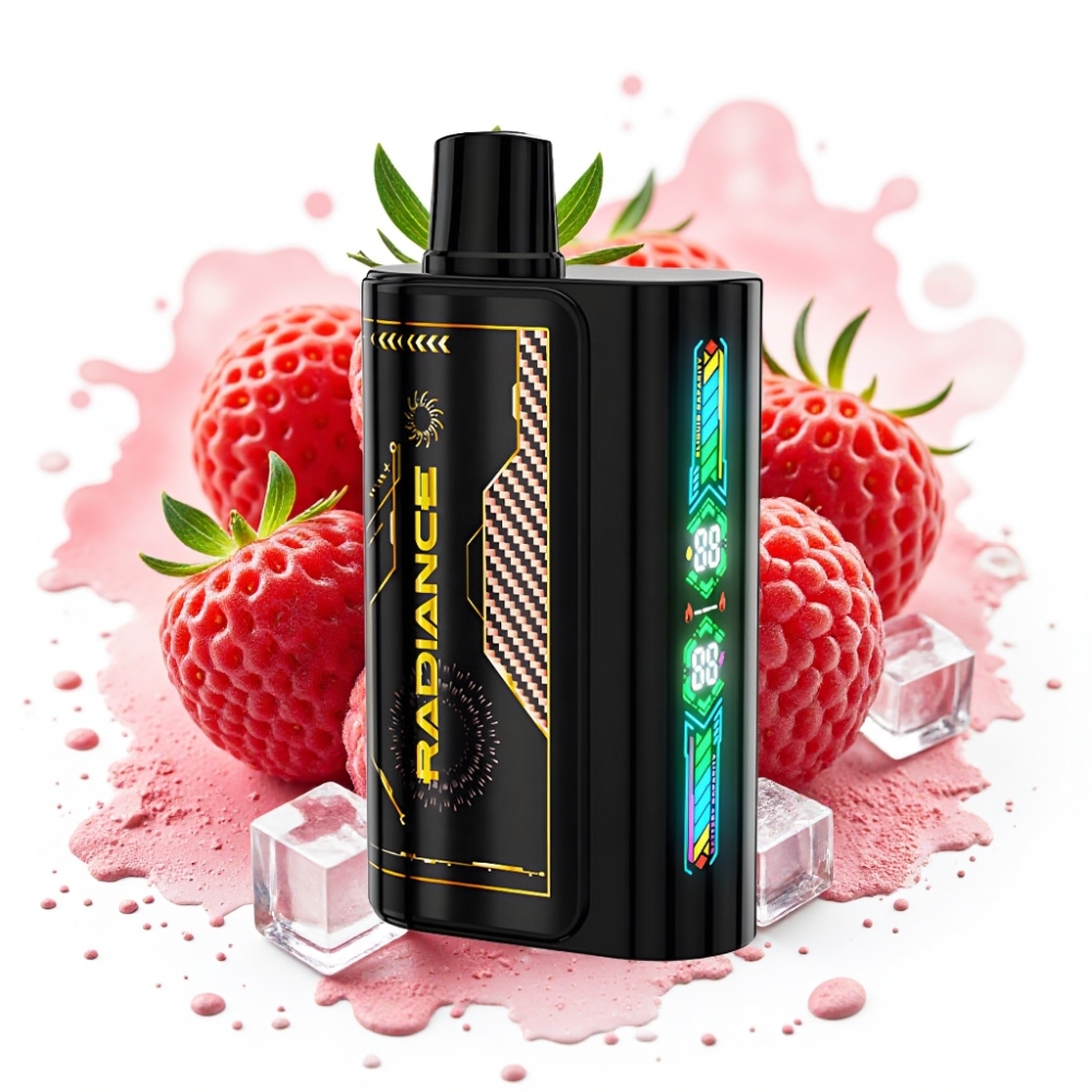 JNR Radiance 31000 Puffs 28ml Dual Mesh Strawberry Raspberry Cherry Ice