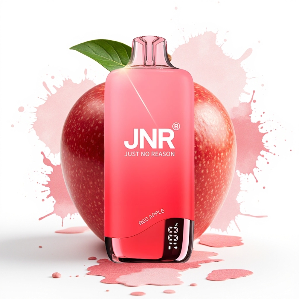 JNR Rainbow 10500 Puffs 18ml 0.8ohm Mesh Red Apple