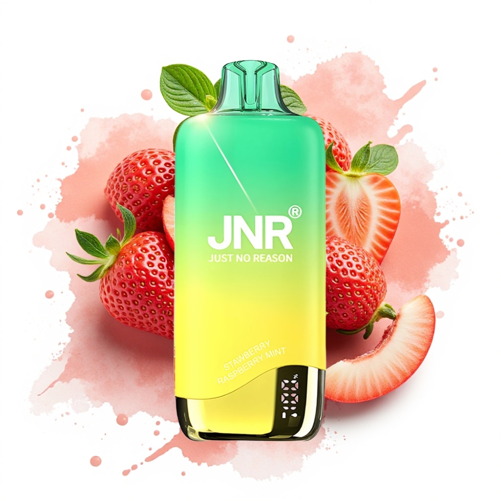 JNR Rainbow 10500 Puffs 18ml 0.8ohm Mesh Strawberry Peachmint