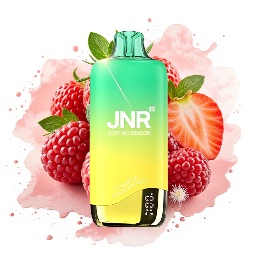 JNR Rainbow 10500 Puffs 18ml 0.8ohm Mesh Strawberry Raspberry Mint