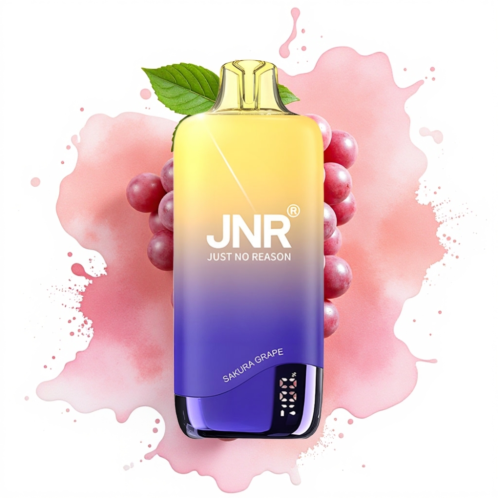JNR Rainbow 10500 Puffs 18ml 600mAh Sakura Grape Disposable Vape