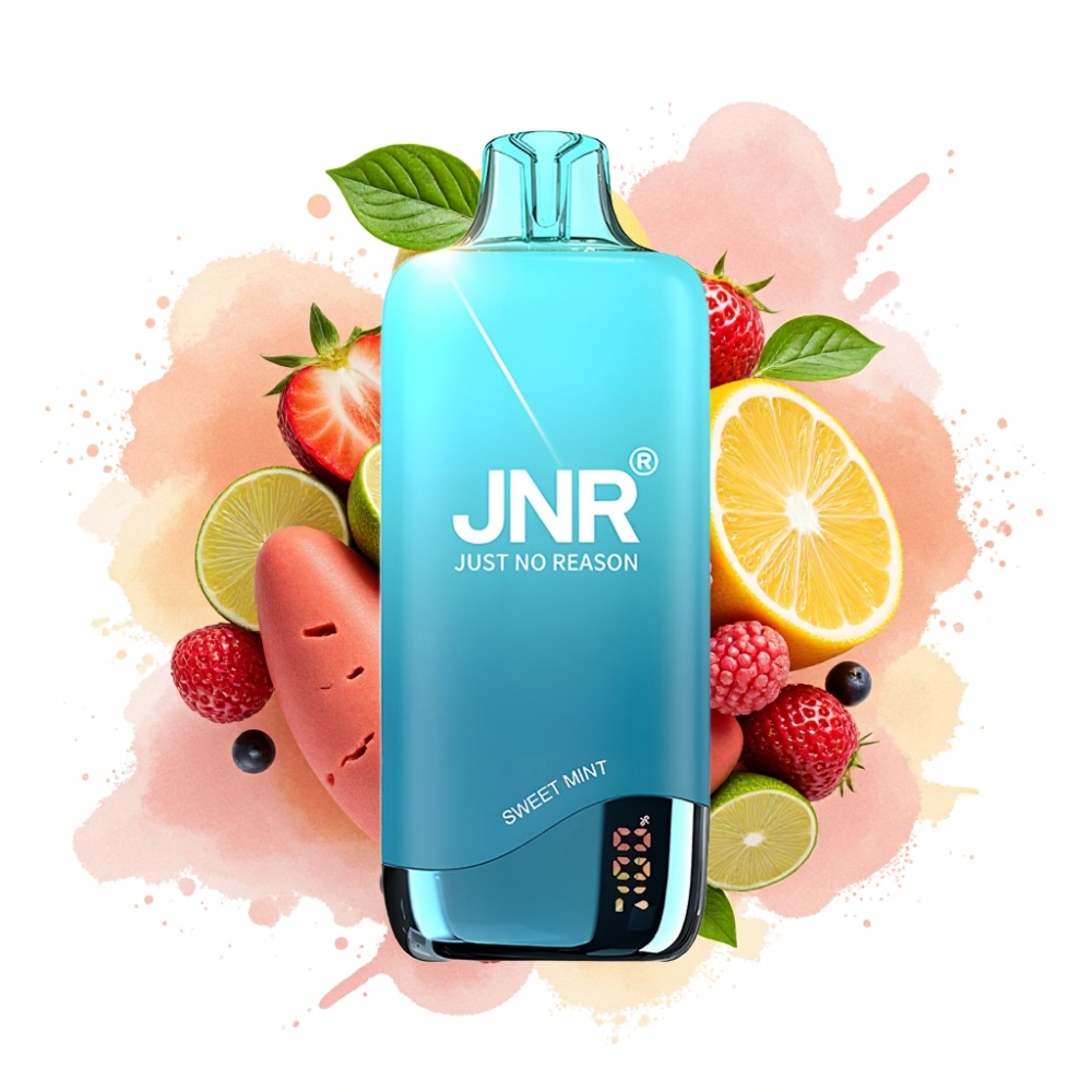 JNR Rainbow 10500 Puffs 18ml Sweet Mint Disposable Vape