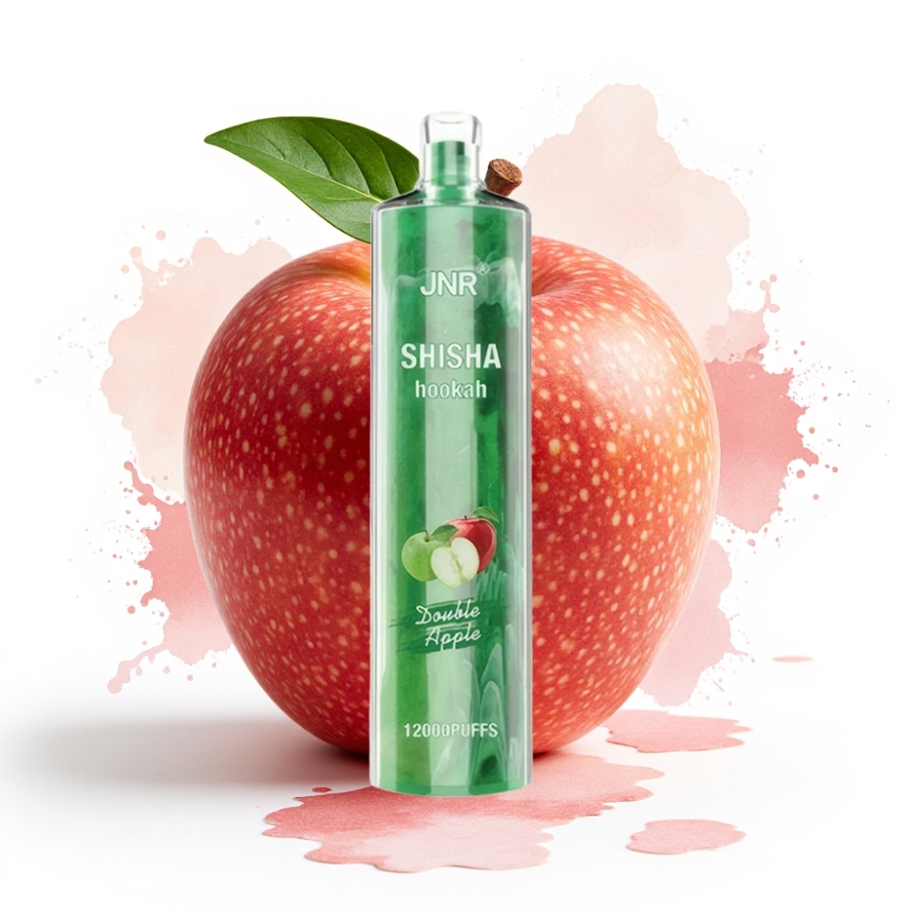 JNR Shisha Hookah 12000 Puffs 750mAh 24ml Double Apple