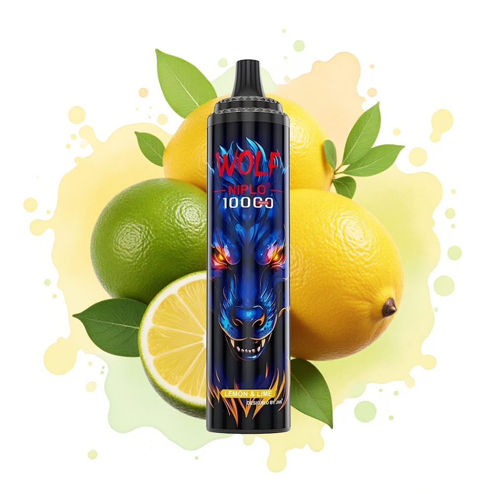 JNR Wolf Niplo 10000 Puffs 20ml 5% Lemon & Lime