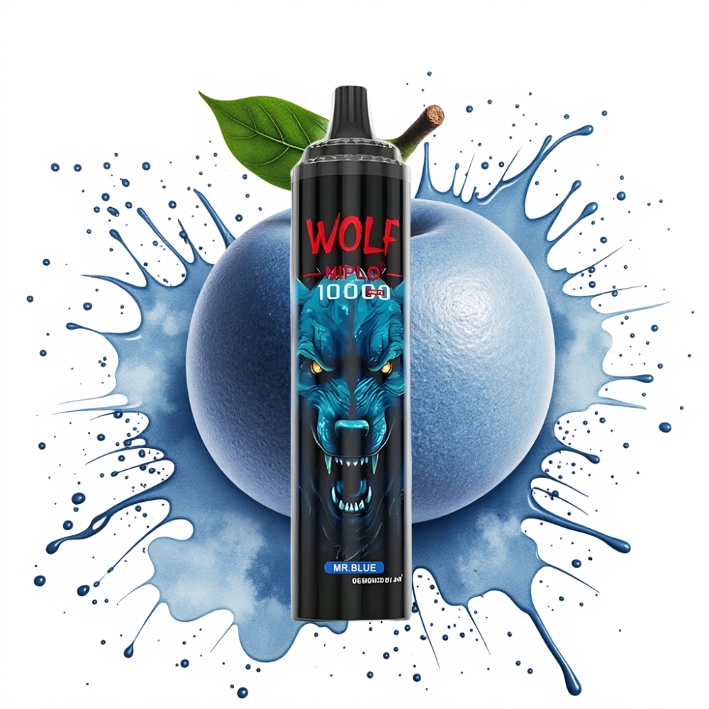 JNR Wolf Niplo 10000 Puffs 20ml 5% Type-C Mr Blue
